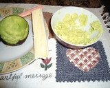 Foto del paso 1 de la receta: Aguacates rellenos de queso y jamón