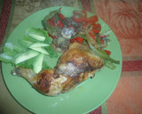 Foto del paso 3 de la receta: Pollo con pimientos, champiñones y cajún