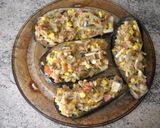 Foto del paso 5 de la receta: Berenjenas rellenas con jamón y maíz