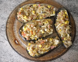 Foto del paso 5 de la receta: Berenjenas rellenas con jamón y maíz