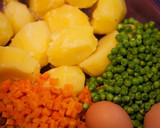 Foto del paso 1 de la receta: Ensalada rusa argentina