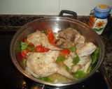 Foto del paso 1 de la receta: Conejo rustido al cava con champiñones