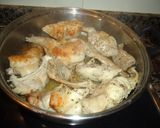 Foto del paso 1 de la receta: Conejo guisado con revuelto de setas