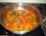 Foto del paso 2 de la receta: Conejo guisado con revuelto de setas