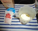 Foto del paso 1 de la receta: Tarta de requesón y flan