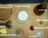 Foto del paso 1 de la receta Humus mediterráneo, o paté de garbanzos