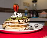 Foto del paso 8 de la receta: Tortitas con chocolate y fruta