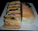 Foto del paso 5 de la receta: Mini torta de pionono, jamón y queso