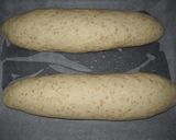 Foto del paso 5 de la receta: Barras de pan blanco con salvado y semillas de lino doradas