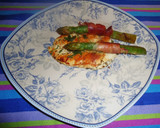 Foto del paso 6 de la receta: Pechugas de pollo especiadas con guarnición