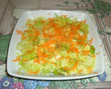 Foto del paso 2 de la receta: Ensalada con palitos de cangrejo y melocotón