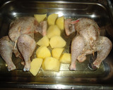 Foto del paso 5 de la receta: Picantones rellenos con beicon y orejones a la cerveza