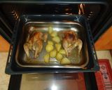 Foto del paso 6 de la receta: Picantones rellenos con beicon y orejones a la cerveza