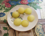 Foto del paso 1 de la receta: Canapés de jamón y melón