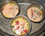 Foto del paso 6 de la receta: Flan de espinacas, maíz y gambas