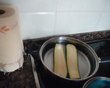 Foto del paso 1 de la receta: Calabacines gratinados con cordero, beicon y jamón