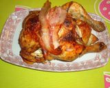 Foto del paso 5 de la receta: Pollo relleno de manzanas al aguardiente