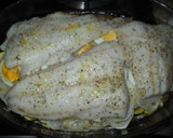 Foto del paso 4 de la receta: Pastel de filetes de merluza con mostaza