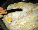 Foto del paso 7 de la receta: Pastel de filetes de merluza con mostaza