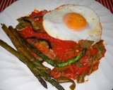 Foto del paso 8 de la receta: Huevos en cazuela con jamón y berenjena