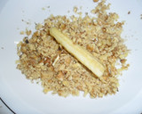 Foto del paso 3 de la receta: Piña caramelizada con plátano rebozado en nueces