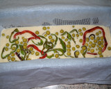 Foto del paso 3 de la receta: Pastel de pescado con pimientos y guisantes