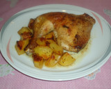 Foto del paso 6 de la receta: Pollo asado con nabos caramelizados