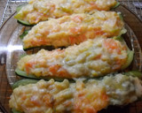 Foto del paso 4 de la receta: Calabacines rellenos de salmón ahumado
