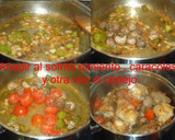 Foto del paso 3 de la receta: Fritada de conejo y caracoles