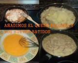 Foto del paso 2 de la receta: Hojaldre de gambas y jamón