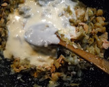 Foto del paso 5 de la receta: Berenjenas rellenas con bechamel, gambas y atún