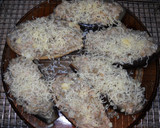 Foto del paso 6 de la receta: Berenjenas rellenas con bechamel, gambas y atún