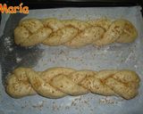 Foto del paso 4 de la receta: Barras de pan trenzadas