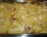 Foto del paso 6 de la receta: Macarrones al huevo, con cerdo, jamón y lomo seco