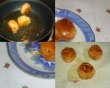 Foto del paso 5 de la receta: Bocaditos de queso de cabra en hojaldre frito