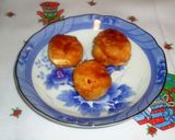 Foto del paso 6 de la receta: Bocaditos de queso de cabra en hojaldre frito