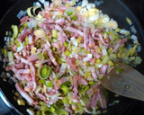 Foto del paso 2 de la receta: Pastel de puerros y bacon