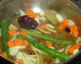 Foto del paso 2 de la receta: Fricando de ternera, con setas y espárragos trigueros