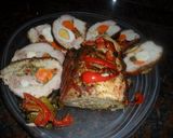 Foto del paso 16 de la receta: Lomo de cerdo relleno con ciruelas, nueces y verduras