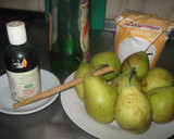 Foto del paso 1 de la receta: Peras a la menta con chocolate