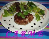 Foto del paso 5 de la receta: Hamburguesas rellenas de queso de cabra