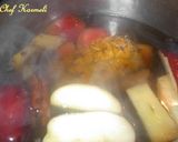Foto del paso 1 de la receta: Ponche de frutas navideño con tostaditos dulces especiados