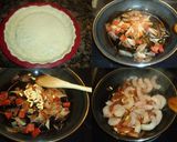 Foto del paso 1 de la receta: Quiché de gambas, embutidos y piñones