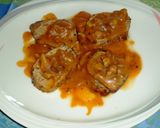 Foto del paso 7 de la receta: Solomillo de cerdo al jerez con salsa de nueces y calabaza