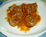 Foto del paso 7 de la receta: Solomillo de cerdo al jerez con salsa de nueces y calabaza