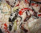 Foto del paso 1 de la receta: Arroz almendrado con higos y pimientos