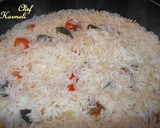 Foto del paso 3 de la receta: Arroz almendrado con higos y pimientos