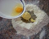A picture of step 1 of Doña Petrona’s Pascualina Pie Dough.
