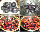 Foto del paso 1 de la receta: Mermelada de ciruelas rojas y nueces