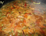 Foto del paso 3 de la receta: Arroz integral orgánico con mariscos al txacolí